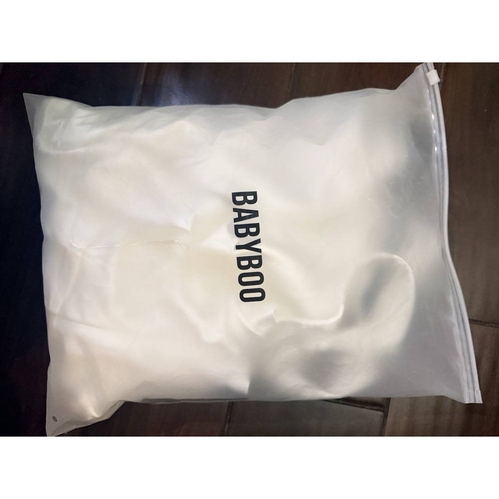 Babyboo Fashion Calanthe Satin Mini Dress Ivory White Corset Lace Up Size S NWT - Picture 5 of 5